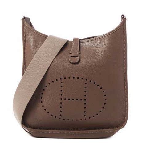 hermes taurillon clemence evelyne ii pm shoulder bag